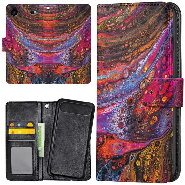 iPhone 17 Air - Plånboksfodral/Skal Psykedelisk