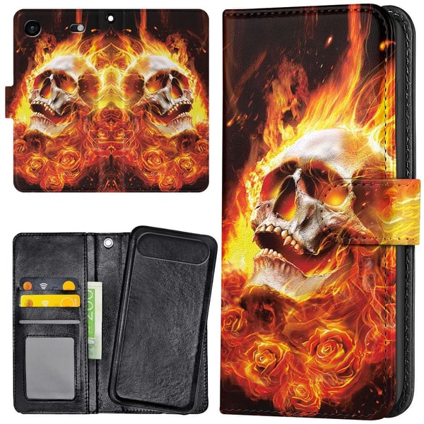 iPhone 17 Air - Mobilcover/Etui Cover Burning Skull
