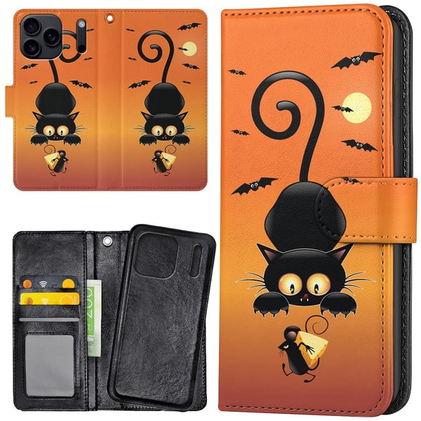 iPhone 17 Pro Max - Mobilcover/Etui Cover Kat og Mus