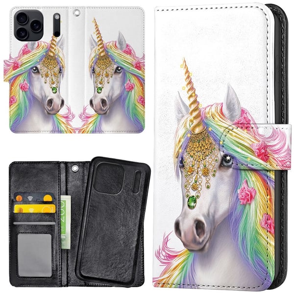 iPhone 17 Pro Max - Mobilcover/Etui Cover Unicorn/Enhjørning