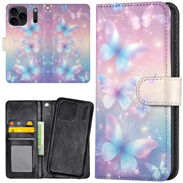 iPhone 17 Pro Max - Lompakkokotelo/Kuoret Butterflies