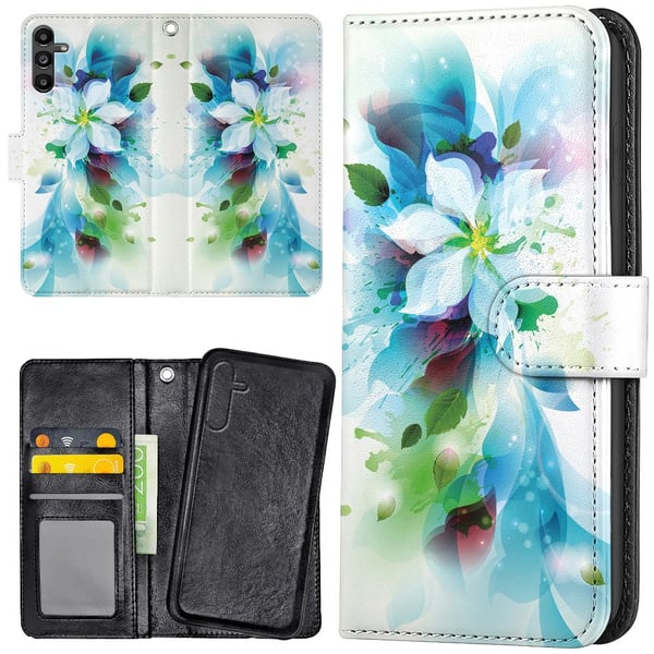 Samsung Galaxy S25 FE - Lompakkokotelo/Kuoret Kukka