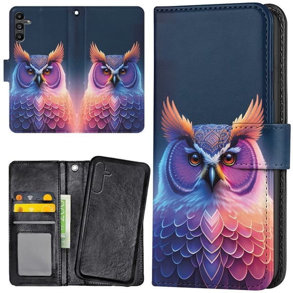 Samsung Galaxy S25 FE - Lommebok Deksel Ugle