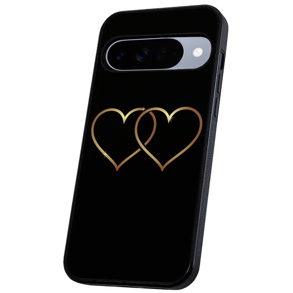 Google Pixel 10/10 Pro - Cover/Mobilcover Double Hearts