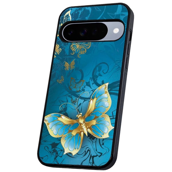 Google Pixel 10/10 Pro - Cover/Mobilcover Sommerfugle