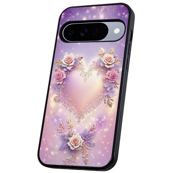Google Pixel 10/10 Pro - Cover/Mobilcover Heart
