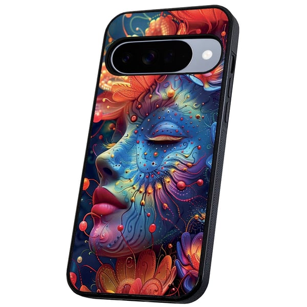 Google Pixel 10/10 Pro - Deksel/Mobildeksel Psychedelic