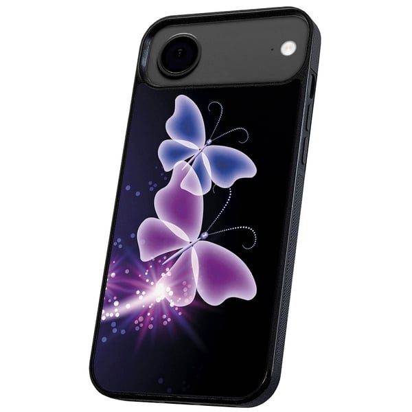 iPhone 17 Air - Deksel/Mobildeksel Lilla Sommerfugler