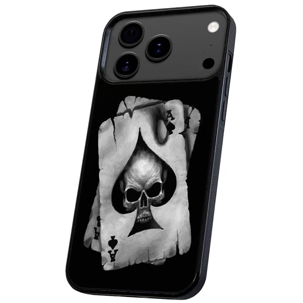iPhone 17 Pro - Cover/Mobilcover Dødningehoved Kortspil