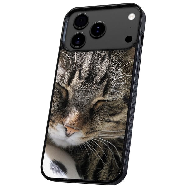 iPhone 17 Pro Max - Skal/Mobilskal Sovande Katt
