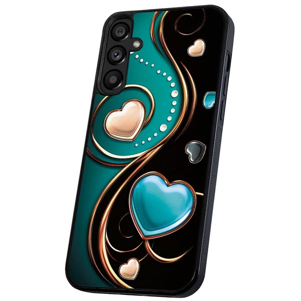 Samsung Galaxy A17 5G - Deksel/Mobildeksel Hjerter