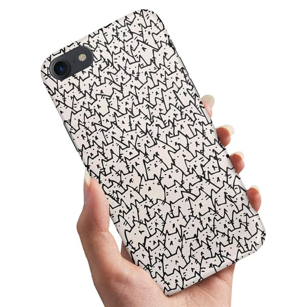 Deksel / Mobildeksel til iPhone 6 / 6s Plus - Kattgruppe