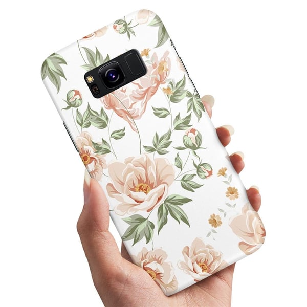 Cover / Mobilcover til Samsung Galaxy S8 Plus - Blomstermønster