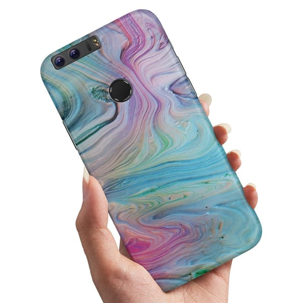 Cover / Mobilcover til Huawei Honor 8 - Maling Mønster
