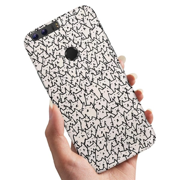 Cover / Mobilcover til Huawei Honor 8 - Katgruppe