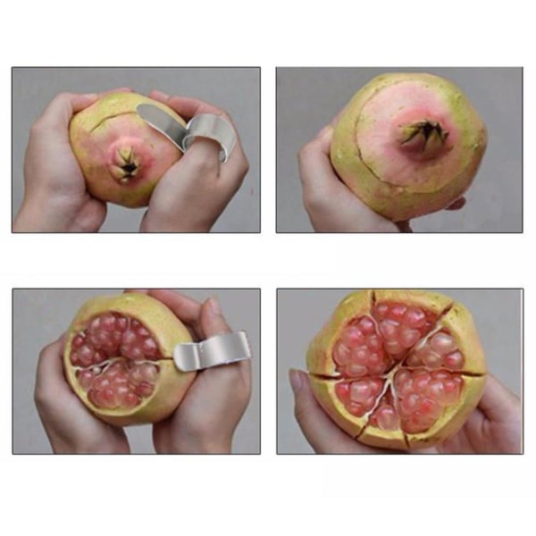 2-Pak Appelsinskreller/Fruktskreller/Skrell Appelsin i Rustfritt