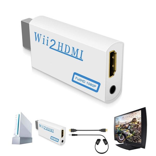 Wii till HDMI Adapter Omvandlare / Konverter