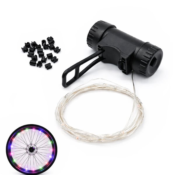 LED Pinnavalo 20 LED Polkupyörälle – 2,2 m - 1-Pack