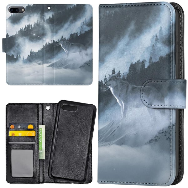 Huawei Honor 10 - Lommebok Deksel Arctic Wolf
