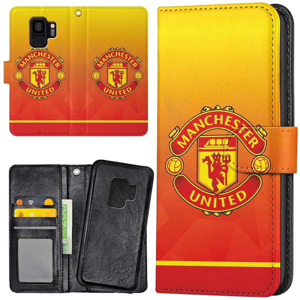 Samsung Galaxy S9 - Lommebok Deksel Manchester United