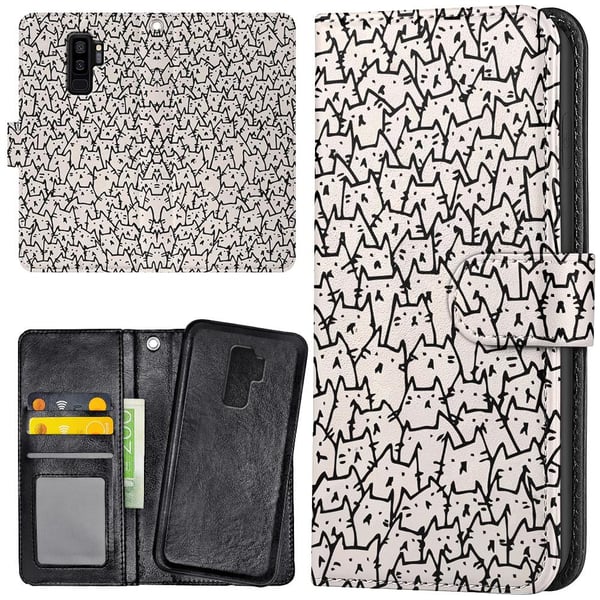 Samsung Galaxy S9 Plus - Lommebok Deksel Kattgruppe