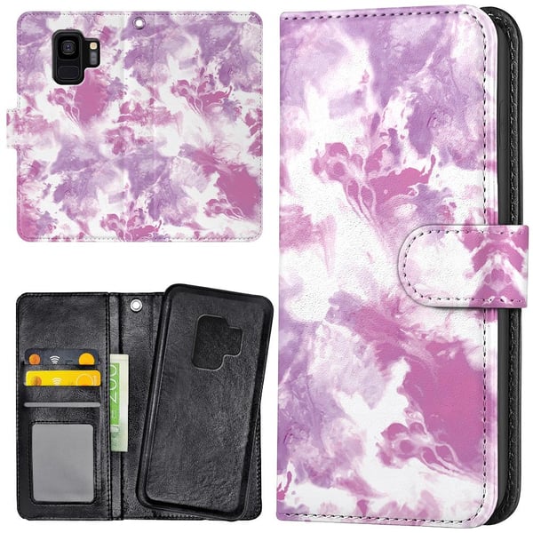 Samsung Galaxy S9 - Lommebok Deksel Marmor Samsung Galaxy S9 - Lommebok Deksel Marmor