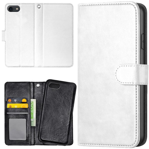 iPhone 6/6s Plus - Lommebok Deksel Hvit