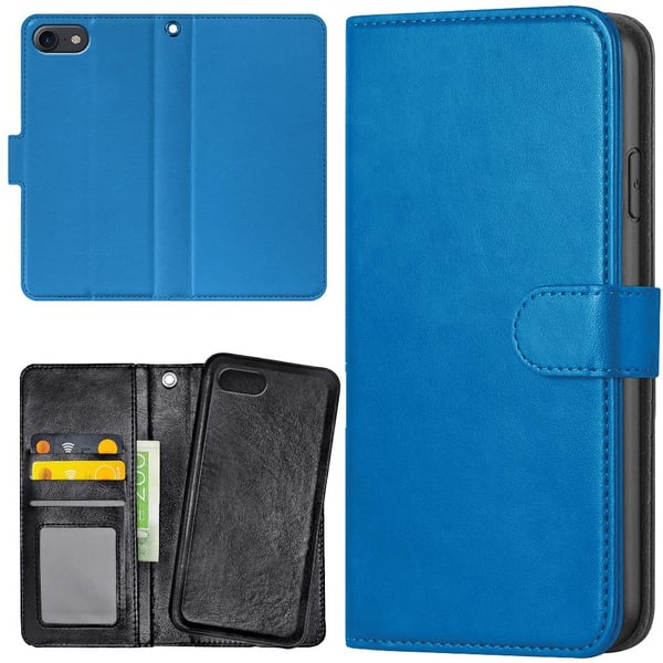 iPhone 5/5S/SE - Lommebok Deksel Blå