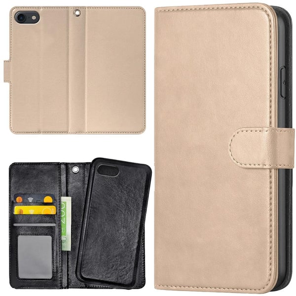 iPhone 7/8/SE - Lommebok Deksel Beige