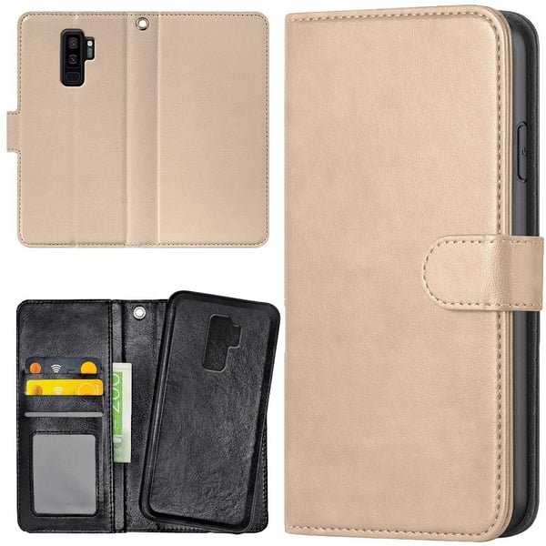 Samsung Galaxy S9 Plus - Lommebok Deksel Beige