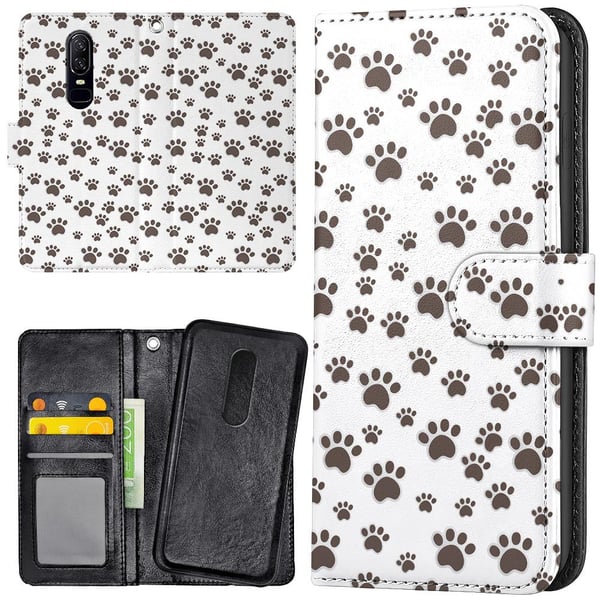 Xiaomi Mi 9T/9T Pro - Plånboksfodral/Skal Paw Pattern