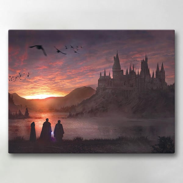 Lærredsbillede / Lærredstryk - Harry Potter - 40x30 cm - Lærred Lærredsbillede / Lærredstryk - Harry Potter - 40x30 cm - Lærred