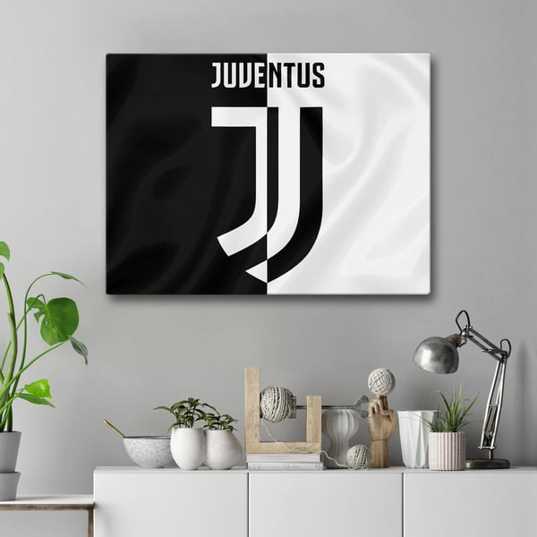 Lærredsbillede / Lærredstryk - Juventus - 40x30 cm - Lærred