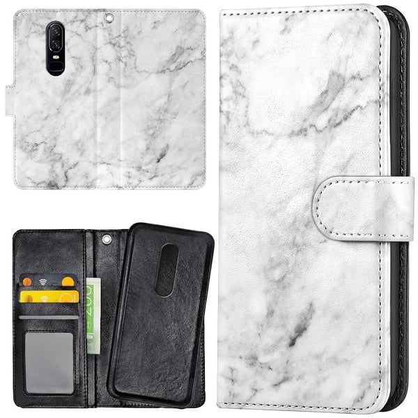 OnePlus 7 - Mobilcover/Etui Cover Marmor