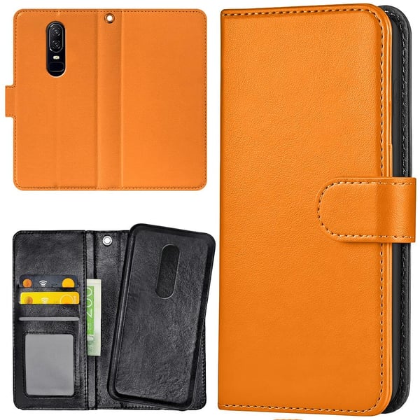 OnePlus 7 - Lommebok Deksel Oransje