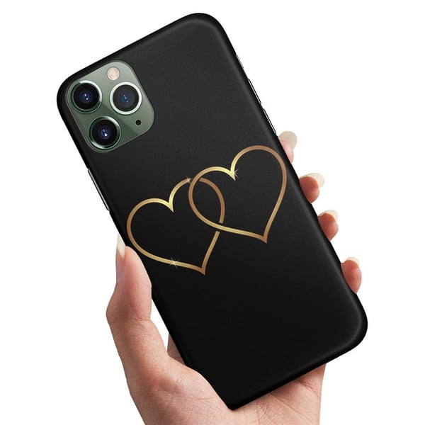 Kuoret / Suojakuoret iPhone 11 Pro Max - Double Hearts