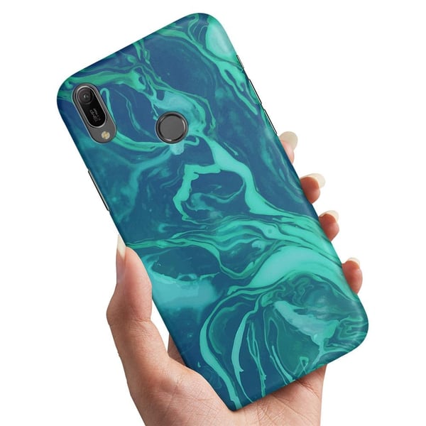 Cover / Mobilcover til Huawei P30 Lite - Marmor