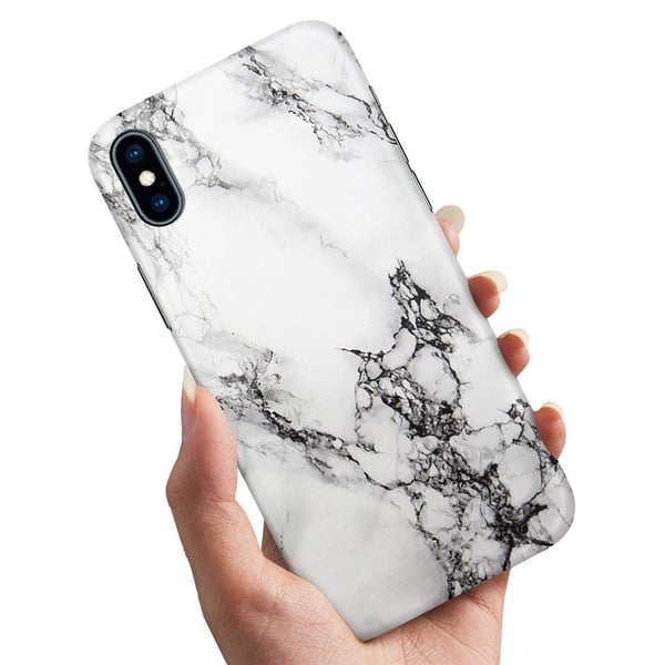 Cover / Mobilcover til iPhone X / XS - Marmor
