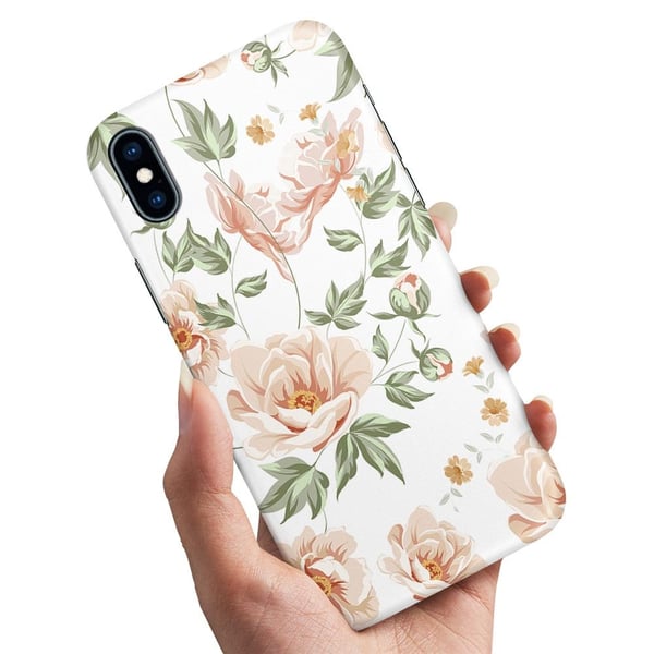 Cover / Mobilcover til iPhone XR - Blomstermønster