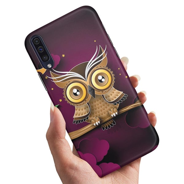Cover / Mobilcover til Huawei P30 - Lysbrun Ugle