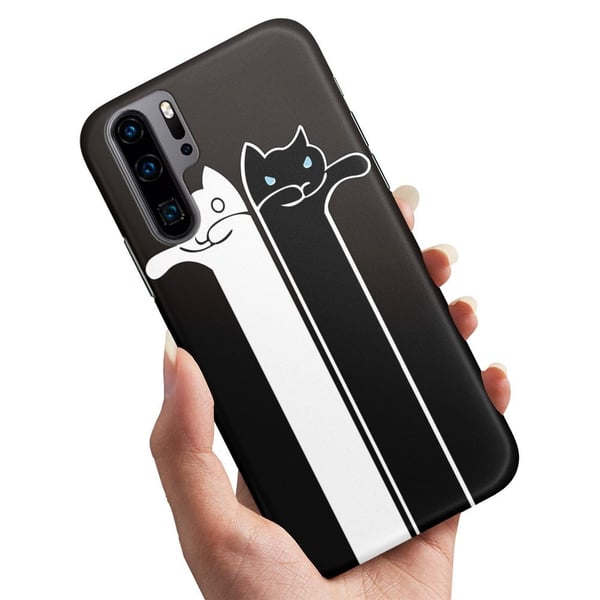 Cover / Mobilcover til Huawei P30 Pro - Langstrakte Katte