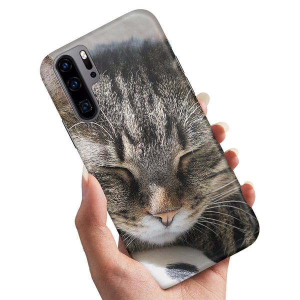 Cover / Mobilcover til Huawei P30 Pro - Sovende Kat