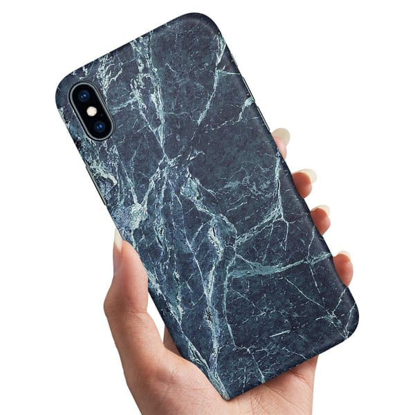 Cover / Mobilcover til iPhone X / XS - Marmor