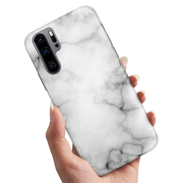 Cover / Mobilcover til Huawei P30 Pro - Marmor