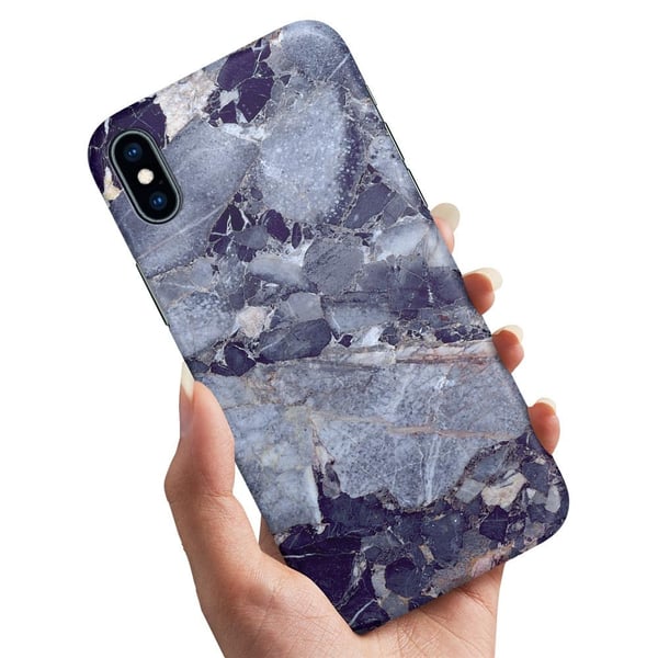 Cover / Mobilcover til iPhone X / XS - Marmor