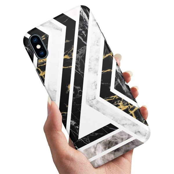 Cover / Mobilcover til iPhone XR - Skræv Mønster