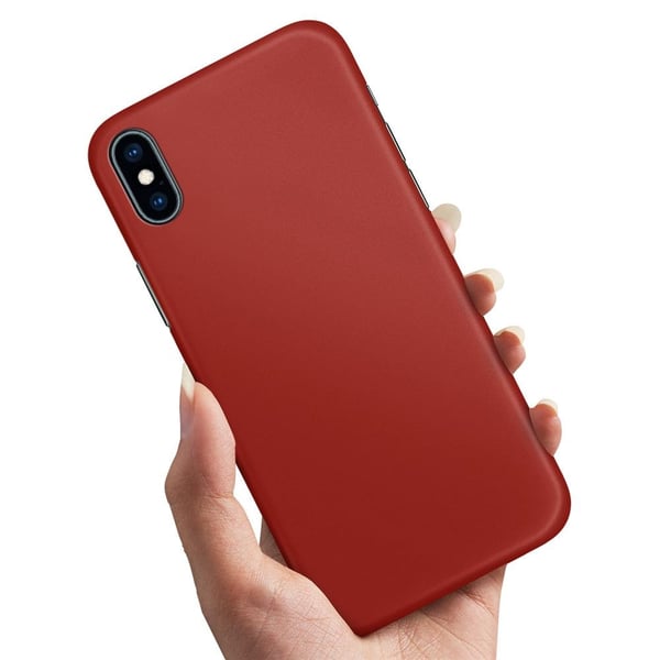 Kuoret / Suojakuoret iPhone XR - Tummanpunainen