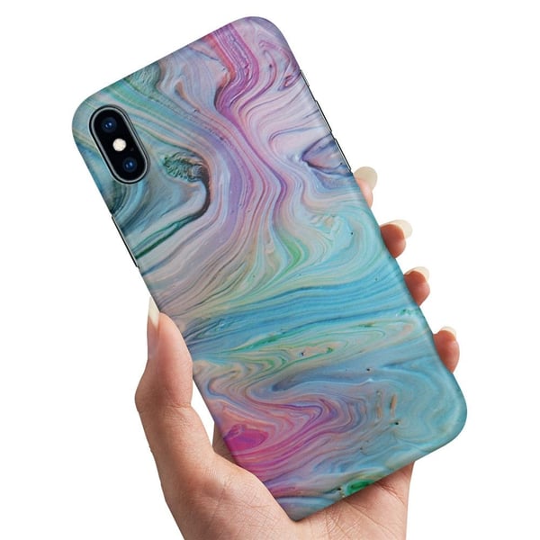 Cover / Mobilcover til iPhone XR - Maling Mønster