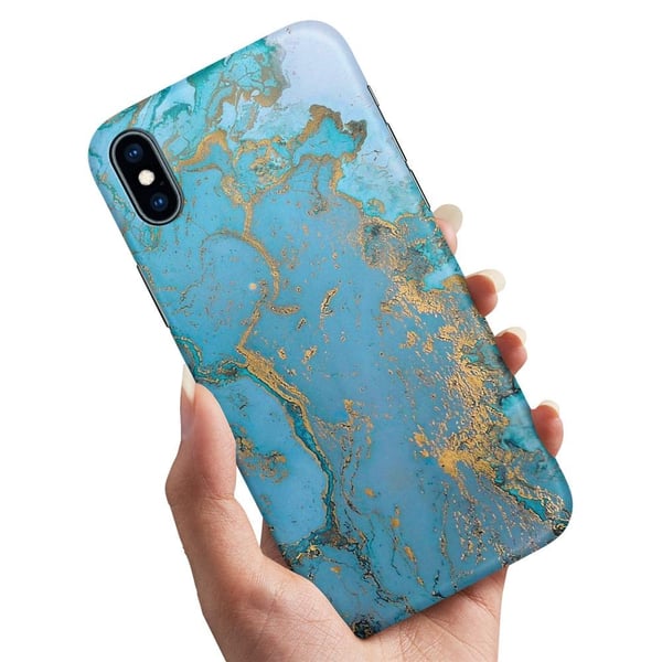 Cover / Mobilcover til iPhone XS Max - Marmor