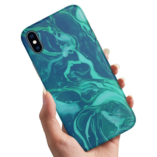 Cover / Mobilcover til iPhone XS Max - Marmor